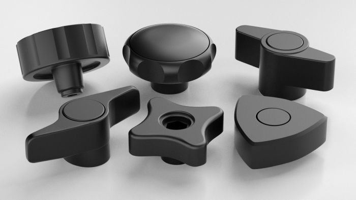 Kits de pomos de apriete en plástico (Plastimont)