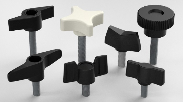 Viti con testa in plastica – Plastomet