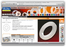 Nouveau site web avec catalogue en ligne consultable en 3 langues: Allemand ,français, et anglais.