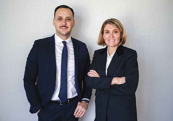 Fanny Bülte, PDG, dirigeant l’entreprise familiale en troisième génération, et Florian Kmyta, Directeur Général de Bülte Plastiques France
